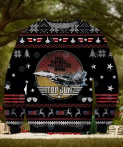 The Need for Speed Top Gun Ugly Christmas Sweater