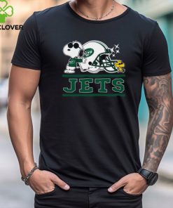 The New York Jets Joe Cool and Woodstock Snoopy Mashup Shirt