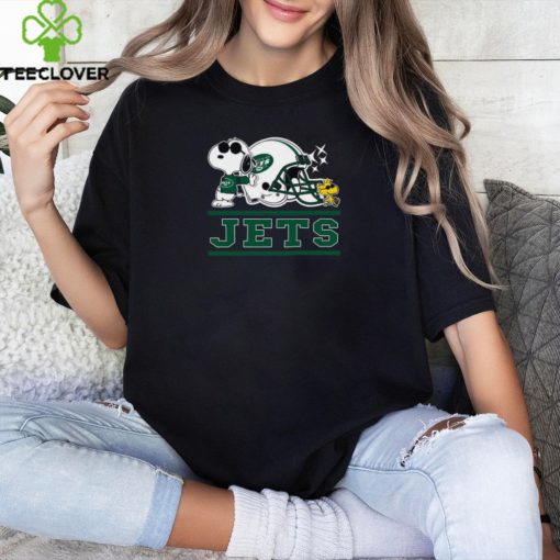 The New York Jets Joe Cool and Woodstock Snoopy Mashup Shirt