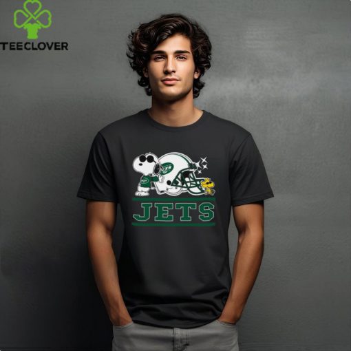 The New York Jets Joe Cool and Woodstock Snoopy Mashup Shirt