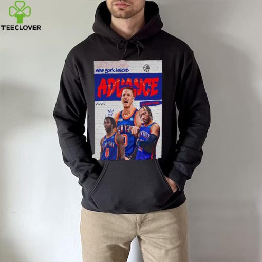 The New York Knicks Advance To The Second Round 2024 NBA Playoffs T Shirt