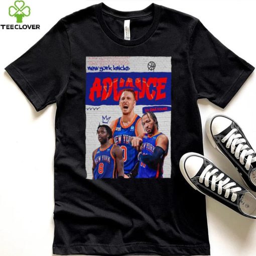 The New York Knicks Advance To The Second Round 2024 NBA Playoffs T Shirt