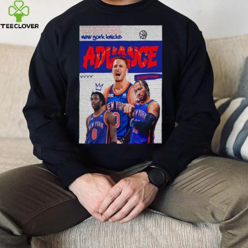 The New York Knicks Advance To The Second Round 2024 NBA Playoffs T Shirt