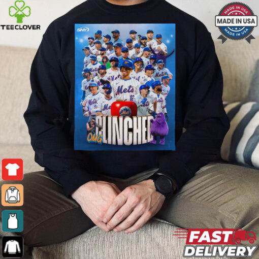 The New York Mets Clinched Are Headed To Postseason 2024 MLB National League East Division Poster t hoodie, sweater, longsleeve, shirt v-neck, t-shirt