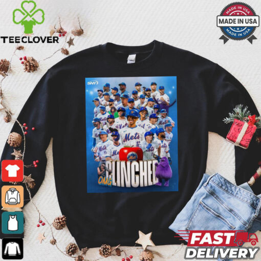 The New York Mets Clinched Are Headed To Postseason 2024 MLB National League East Division Poster t hoodie, sweater, longsleeve, shirt v-neck, t-shirt