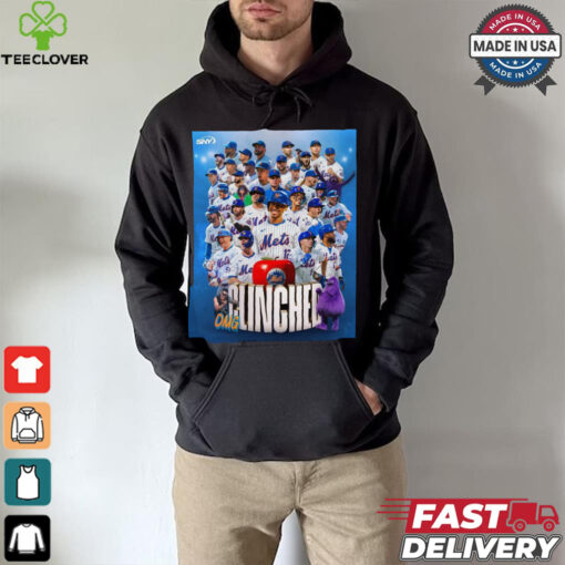 The New York Mets Clinched Are Headed To Postseason 2024 MLB National League East Division Poster t hoodie, sweater, longsleeve, shirt v-neck, t-shirt