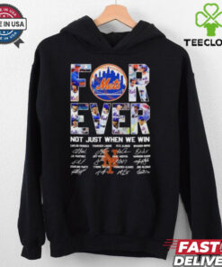 The New York Mets forever not just when we win signature 2024 hoodie, sweater, longsleeve, shirt v-neck, t-shirt