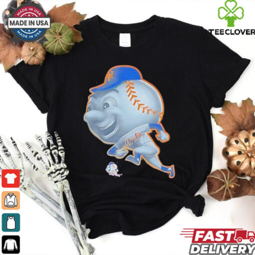 The New York Mets mascot running hoodie, sweater, longsleeve, shirt v-neck, t-shirt