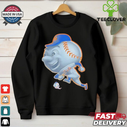 The New York Mets mascot running hoodie, sweater, longsleeve, shirt v-neck, t-shirt