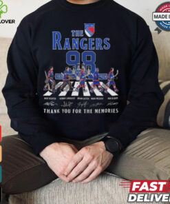 The New York Rangers 1926 2024 Signature Thank You For The Memories Signatures Shirt