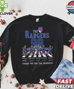 The New York Rangers 1926 2024 Signature Thank You For The Memories Signatures Shirt