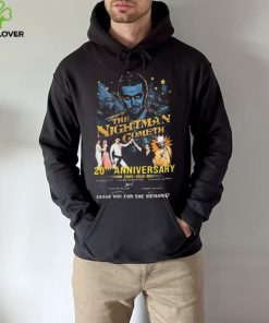 The Nightman Cometh 20th Anniversary 2005 2025 Signatures shirt