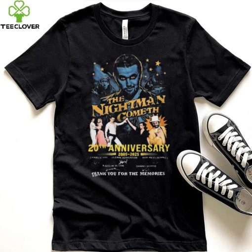 The Nightman Cometh 20th Anniversary 2005 2025 Signatures shirt