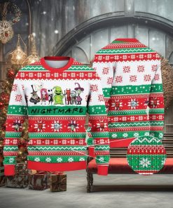 The Nightmare Before Christmas 3D Ugly Sweater