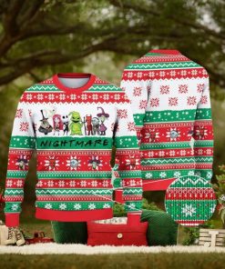 The Nightmare Before Christmas 3D Ugly Sweater