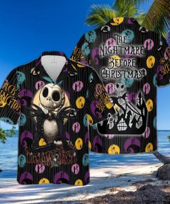 The Nightmare Before Christmas Dreamy Jack Hawaiian 3D Shirt For Men And Women Gift Short Sleeve Beach Shirt