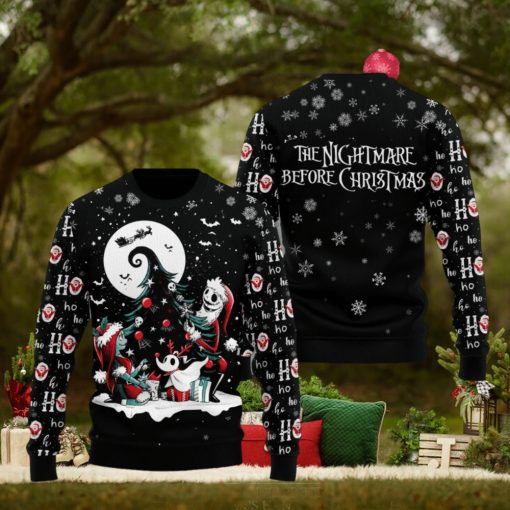 The Nightmare Before Christmas HO HO HO Ugly Sweater