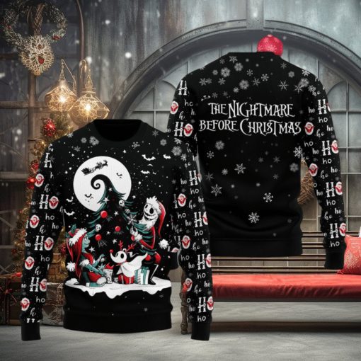 The Nightmare Before Christmas HO HO HO Ugly Sweater