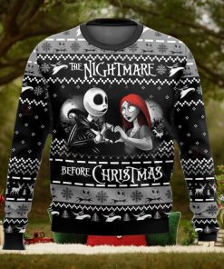 The Nightmare Before Christmas Jack and Sally Ugly Sweater Christmas 3D Printed