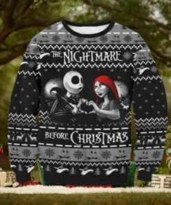 The Nightmare Before Christmas Ugly 3 Sweater