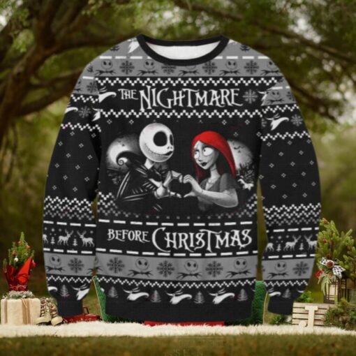 The Nightmare Before Christmas Ugly 3 Sweater