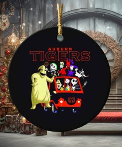 The Nightmare Before Christmas characters Auburn Tigers on the car ornament