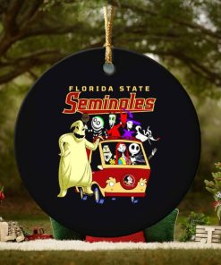 The Nightmare Before Christmas characters Florida State Seminoles on the car ornament