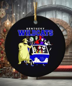 The Nightmare Before Christmas characters Kentucky Wildcats on the car ornament