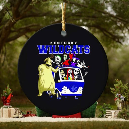 The Nightmare Before Christmas characters Kentucky Wildcats on the car ornament