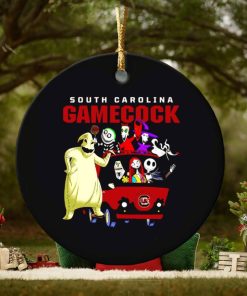 The Nightmare Before Christmas characters South Carolina Gamecocks on the car ornament