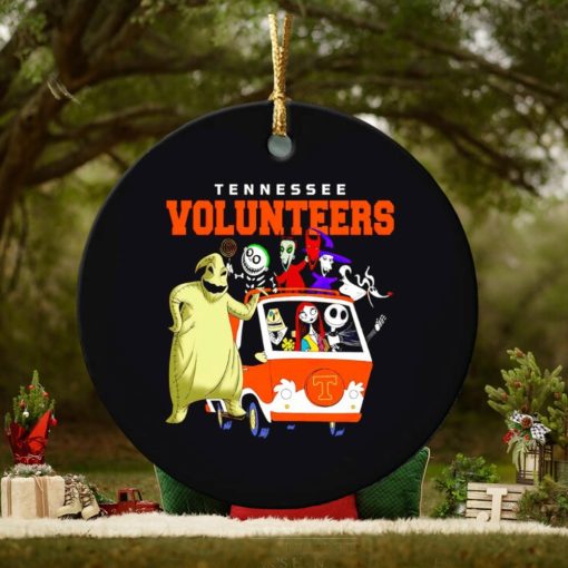 The Nightmare Before Christmas characters Tennessee Volunteers on the car ornament