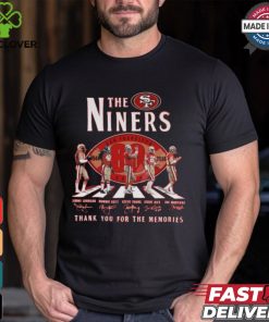 The Niners Abbey Road 80 Years Of 1944 2024 Thank You For The Memories Signatures Shirt