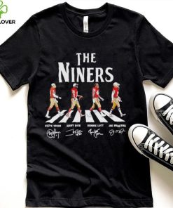 The Niners San Francisco 49ers abbey road signatures T Shirt 1 The Niners San Francisco 49ers abbey road signatures T Shirt