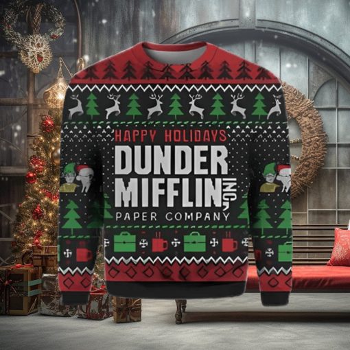 The Office Dunder Mifflin Happy Holiday The Office Ugly Christmas Sweater