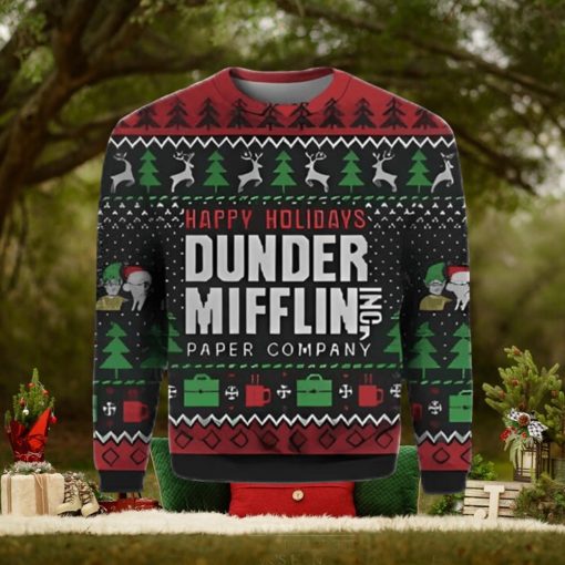 The Office Dunder Mifflin Happy Holiday The Office Ugly Christmas Sweater