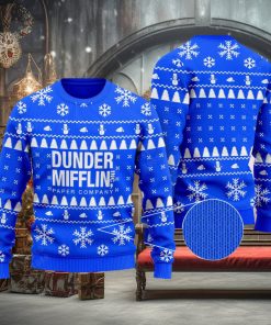 The Office Dunder Mifflin Knitted Xmas Sweater Gift Holidays