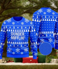 The Office Dunder Mifflin Knitted Xmas Sweater Gift Holidays