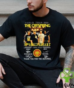 The Offspring Signatures Shirt World Tour 2023 Rock Band Unisex Hoodie