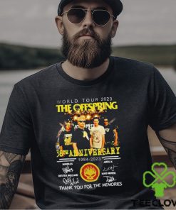 The Offspring Signatures Shirt World Tour 2023 Rock Band Unisex Hoodie
