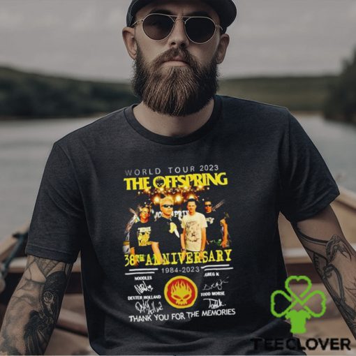 The Offspring Signatures Shirt World Tour 2023 Rock Band Unisex Hoodie