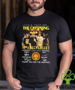 The Offspring Signatures Shirt World Tour 2023 Rock Band Unisex Hoodie