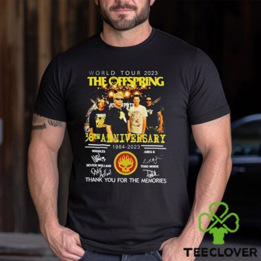 The Offspring Signatures Shirt World Tour 2023 Rock Band Unisex Hoodie
