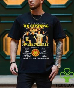 The Offspring Signatures Shirt World Tour 2023 Rock Band Unisex Hoodie