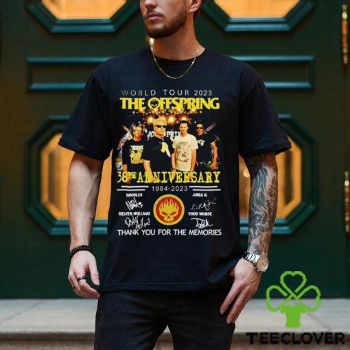 The Offspring Signatures Shirt World Tour 2023 Rock Band Unisex Hoodie