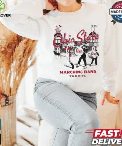 The Ohio state buckeyes mitchell and ness marching band shirt