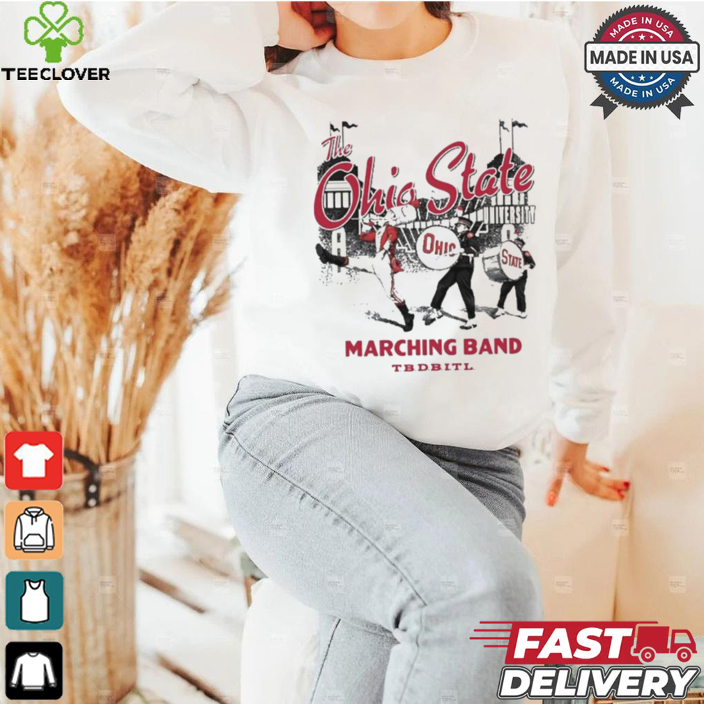 The Ohio state buckeyes mitchell and ness marching band shirt The Ohio state buckeyes mitchell and ness marching band shirt