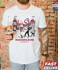The Ohio state buckeyes mitchell and ness marching band shirt