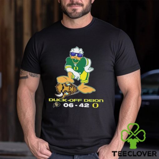 The Oregon Duck Duck Off Deion 42 6 Shirt