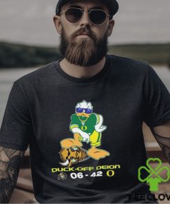 The Oregon Duck Duck Off Deion 42 6 Shirt