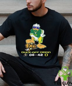 The Oregon Duck Duck Off Deion 42 6 Shirt
